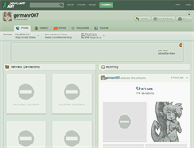 Tablet Screenshot of germanr007.deviantart.com