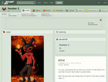 Tablet Screenshot of number-2.deviantart.com