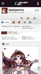 Mobile Screenshot of darkspirit16.deviantart.com