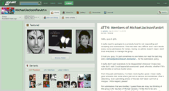 Desktop Screenshot of michaeljacksonfanart.deviantart.com