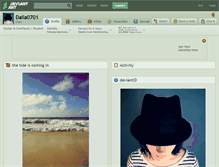 Tablet Screenshot of daila0701.deviantart.com