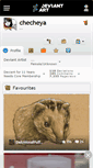 Mobile Screenshot of checheya.deviantart.com