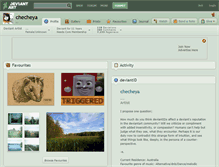 Tablet Screenshot of checheya.deviantart.com