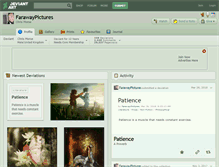 Tablet Screenshot of farawaypictures.deviantart.com