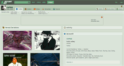 Desktop Screenshot of cortez.deviantart.com