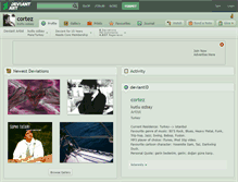 Tablet Screenshot of cortez.deviantart.com