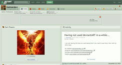 Desktop Screenshot of katmandew.deviantart.com