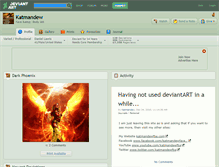 Tablet Screenshot of katmandew.deviantart.com
