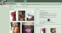 Desktop Screenshot of beautyandelegance.deviantart.com