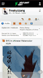 Mobile Screenshot of freakyzzang.deviantart.com