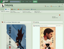 Tablet Screenshot of freakyzzang.deviantart.com
