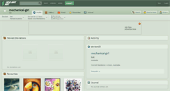 Desktop Screenshot of mechanical-girl.deviantart.com