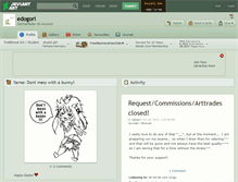 Tablet Screenshot of edogori.deviantart.com