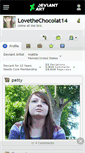 Mobile Screenshot of lovethechocolat14.deviantart.com