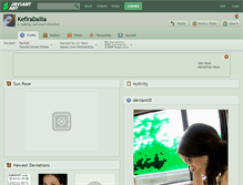 Tablet Screenshot of kefiradalila.deviantart.com