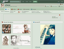 Tablet Screenshot of lehanan.deviantart.com