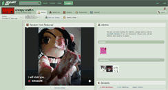 Desktop Screenshot of creepy-craft.deviantart.com