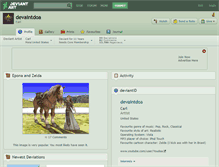 Tablet Screenshot of devaintdoa.deviantart.com