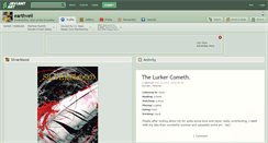 Desktop Screenshot of earthveil.deviantart.com