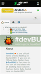 Mobile Screenshot of devbug.deviantart.com