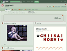 Tablet Screenshot of chiisai-hoshi.deviantart.com