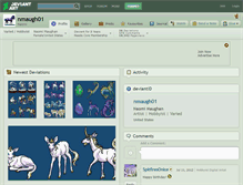 Tablet Screenshot of nmaugh01.deviantart.com