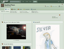 Tablet Screenshot of neosilverthorn.deviantart.com