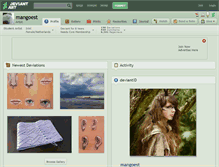 Tablet Screenshot of mangoest.deviantart.com