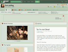 Tablet Screenshot of ever-smiling.deviantart.com