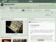 Tablet Screenshot of elegantandrogyne.deviantart.com