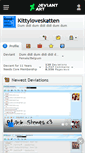 Mobile Screenshot of kittyloveskatten.deviantart.com