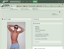Tablet Screenshot of klariza.deviantart.com