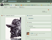Tablet Screenshot of karumaru.deviantart.com