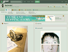Tablet Screenshot of baylocqkd.deviantart.com