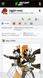 Mobile Screenshot of aggie-ness.deviantart.com
