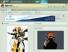 Tablet Screenshot of aggie-ness.deviantart.com