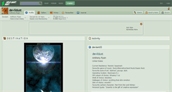 Desktop Screenshot of devildust.deviantart.com