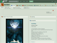 Tablet Screenshot of devildust.deviantart.com