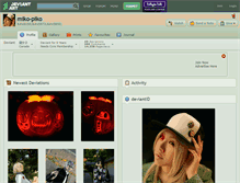 Tablet Screenshot of miko-piko.deviantart.com