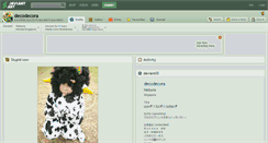 Desktop Screenshot of decodecora.deviantart.com