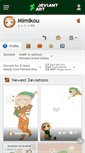 Mobile Screenshot of mimikou.deviantart.com