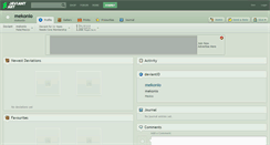 Desktop Screenshot of mekonio.deviantart.com