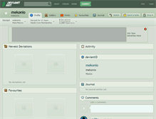 Tablet Screenshot of mekonio.deviantart.com