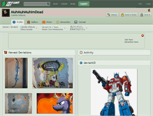 Tablet Screenshot of muhmuhmuhimdead.deviantart.com