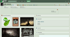 Desktop Screenshot of chibi--demon.deviantart.com