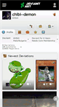 Mobile Screenshot of chibi--demon.deviantart.com