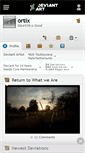 Mobile Screenshot of ortix.deviantart.com