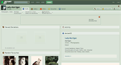 Desktop Screenshot of lady-morrigan.deviantart.com