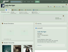 Tablet Screenshot of lady-morrigan.deviantart.com