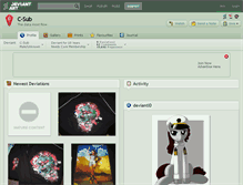 Tablet Screenshot of c-sub.deviantart.com
